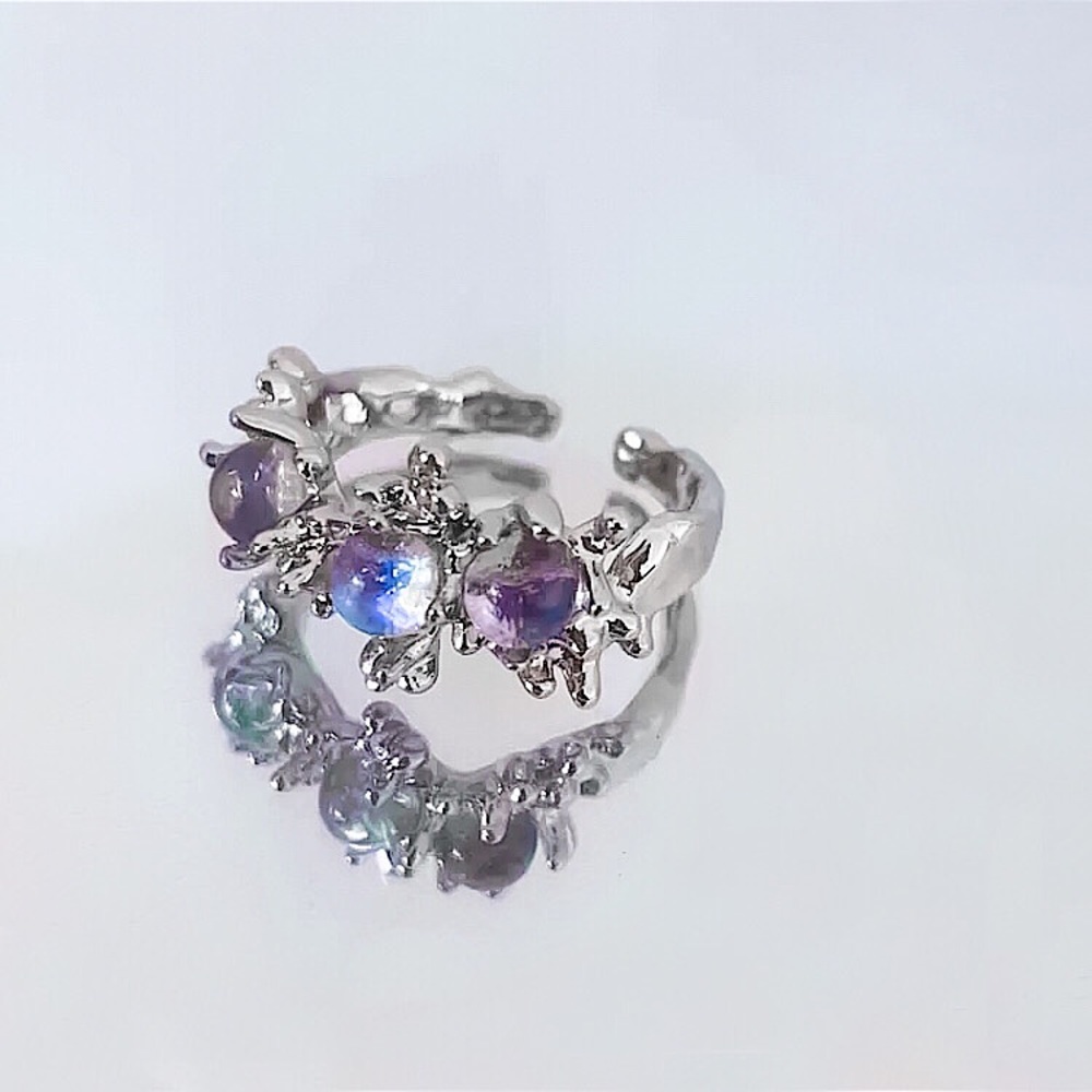 ⚜️𝟯𝟬%𝗢𝗙𝗙 𝗯𝘂𝗻𝗱𝗹𝗲𝘀 𝟯+⚜️ NEW Moonstone Adjustable Ring - Picture 8 of 13